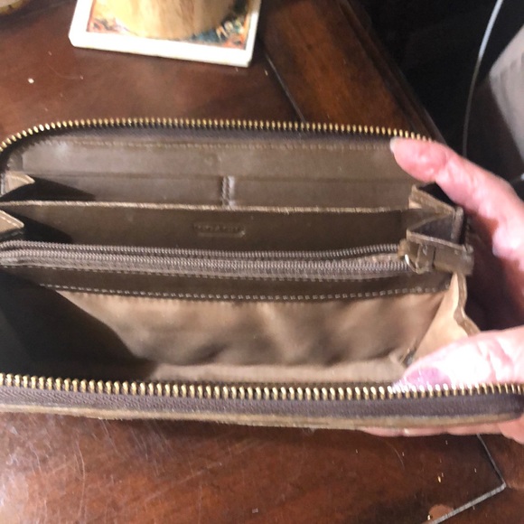 Coach Handbag Patchwork Turnlock Canvas Satchel/shoulder Bag/matching wallet - Picture 12 of 15